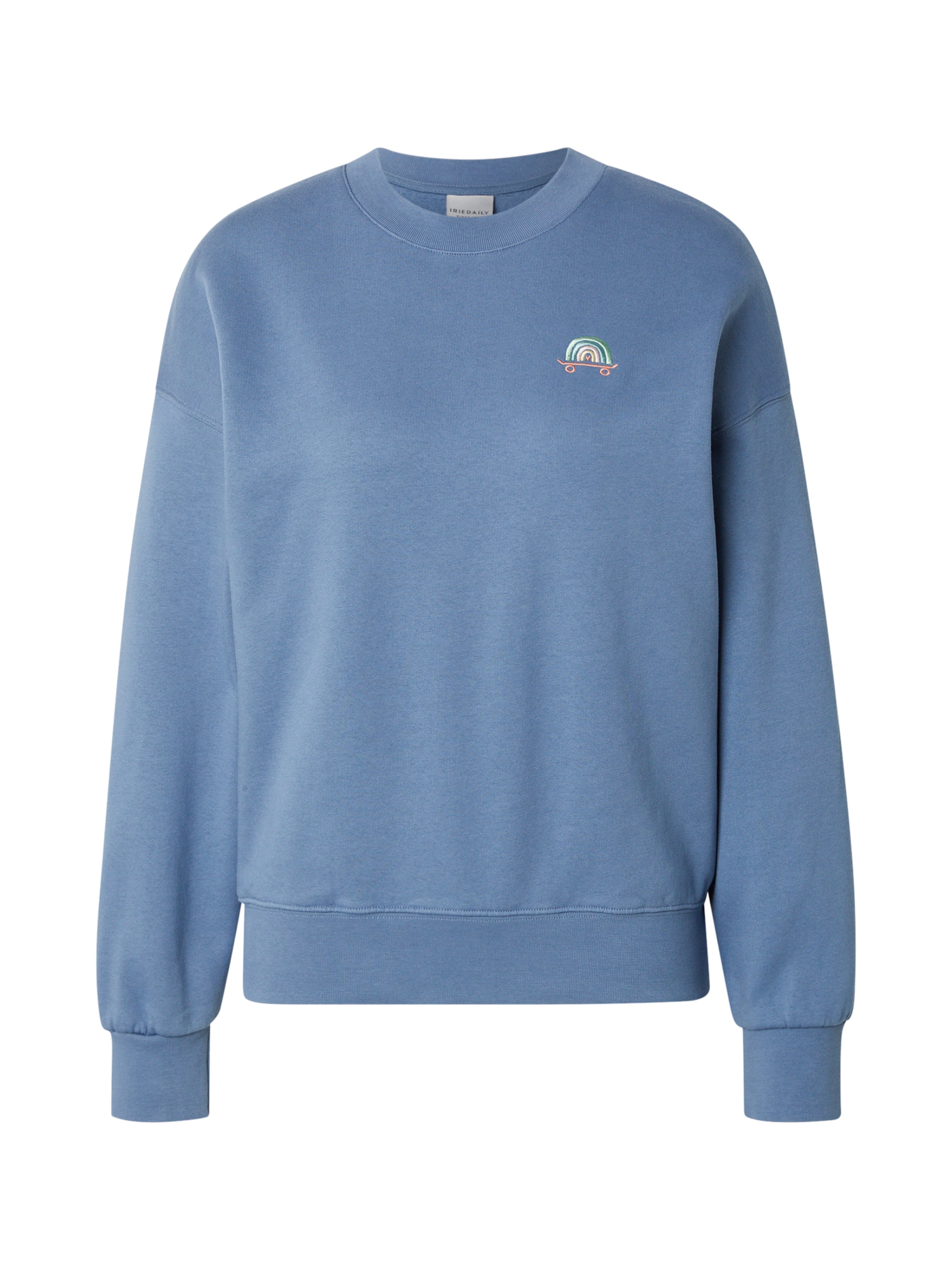Sweat-shirt 'Skate Heart' Iriedaily en bleu : devant