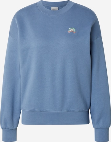 Sweat-shirt 'Skate Heart' Iriedaily en bleu : devant