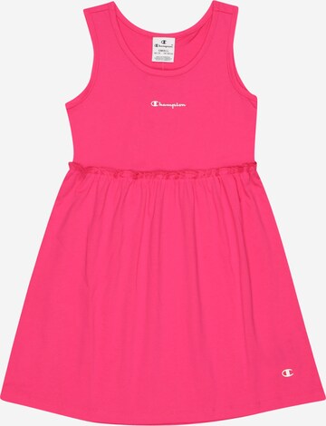 Champion Authentic Athletic Apparel Dress in Pink: front