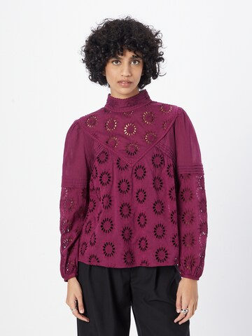 IKKS - Blusa en lila: frente