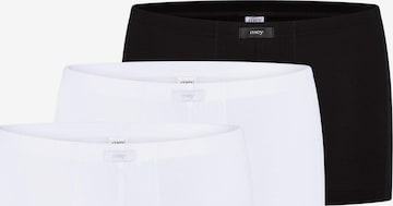 Mey Boxershorts 'Network' in Silber: Vorderseite