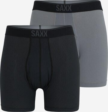SAXX Boxerky – šedá: přední strana