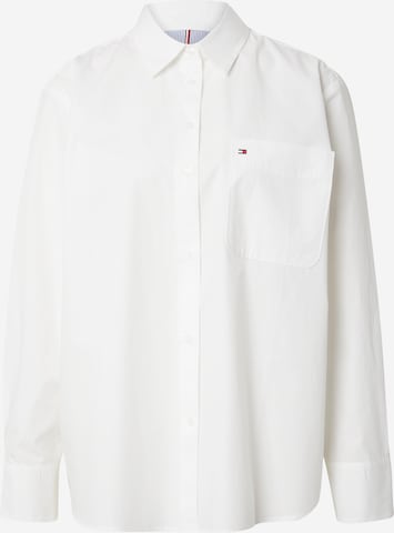 Chemisier TOMMY HILFIGER en blanc : devant