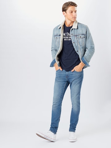 TOM TAILOR - Regular Fit Camisa em azul