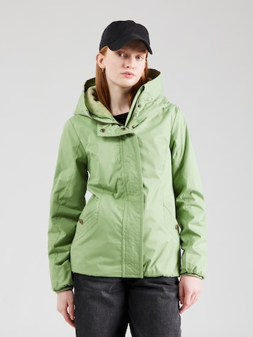 Ragwear Between-Season Jacket 'VANNESA' in Green: front