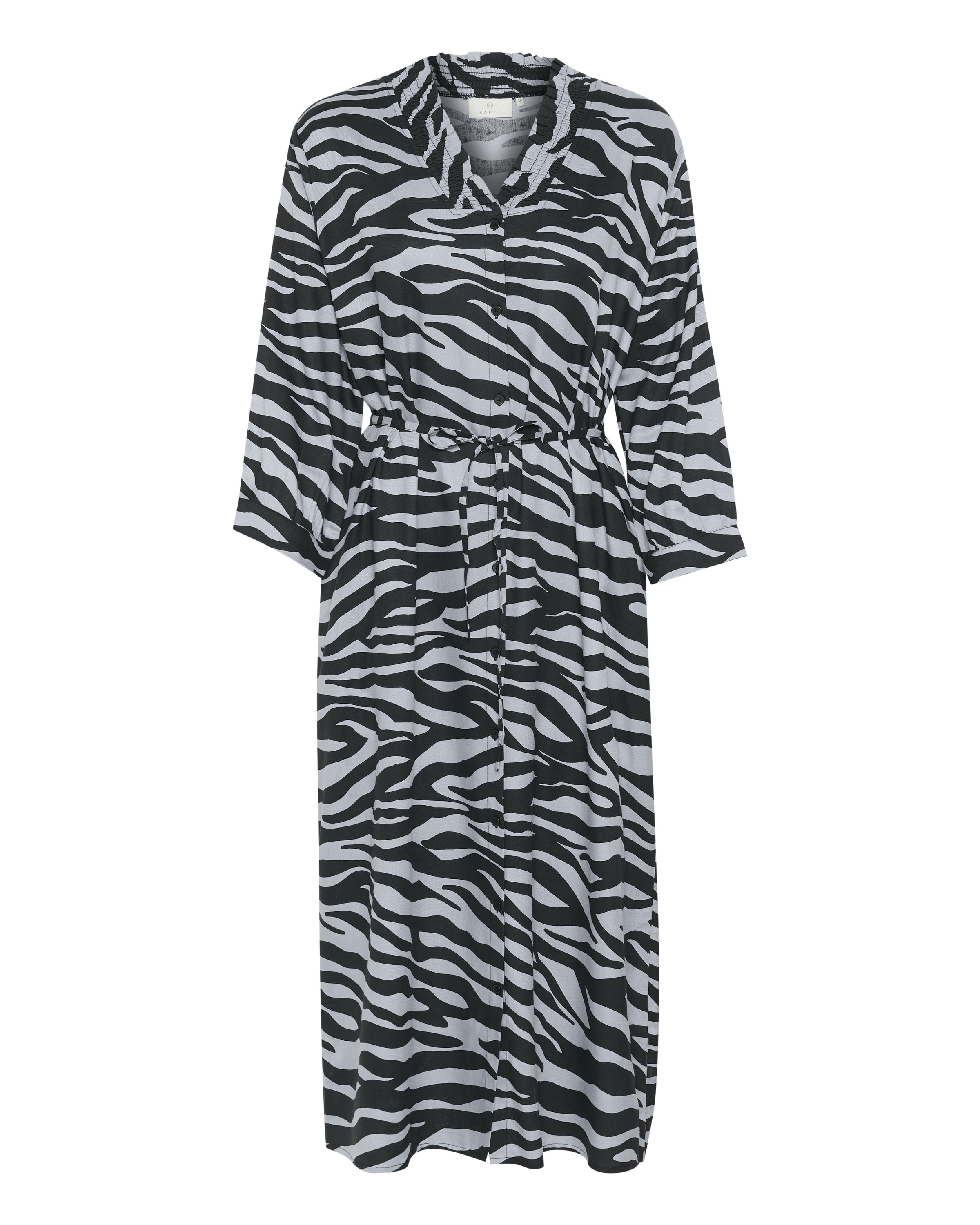 Kaffe Blousejurk 'KAOlga' in Zwart: voorkant