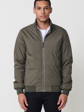 KOROSHI Přechodná bunda – zelená