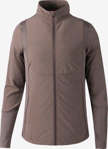 ENDURANCE Athletic Jacket 'Medear' in Brown: front