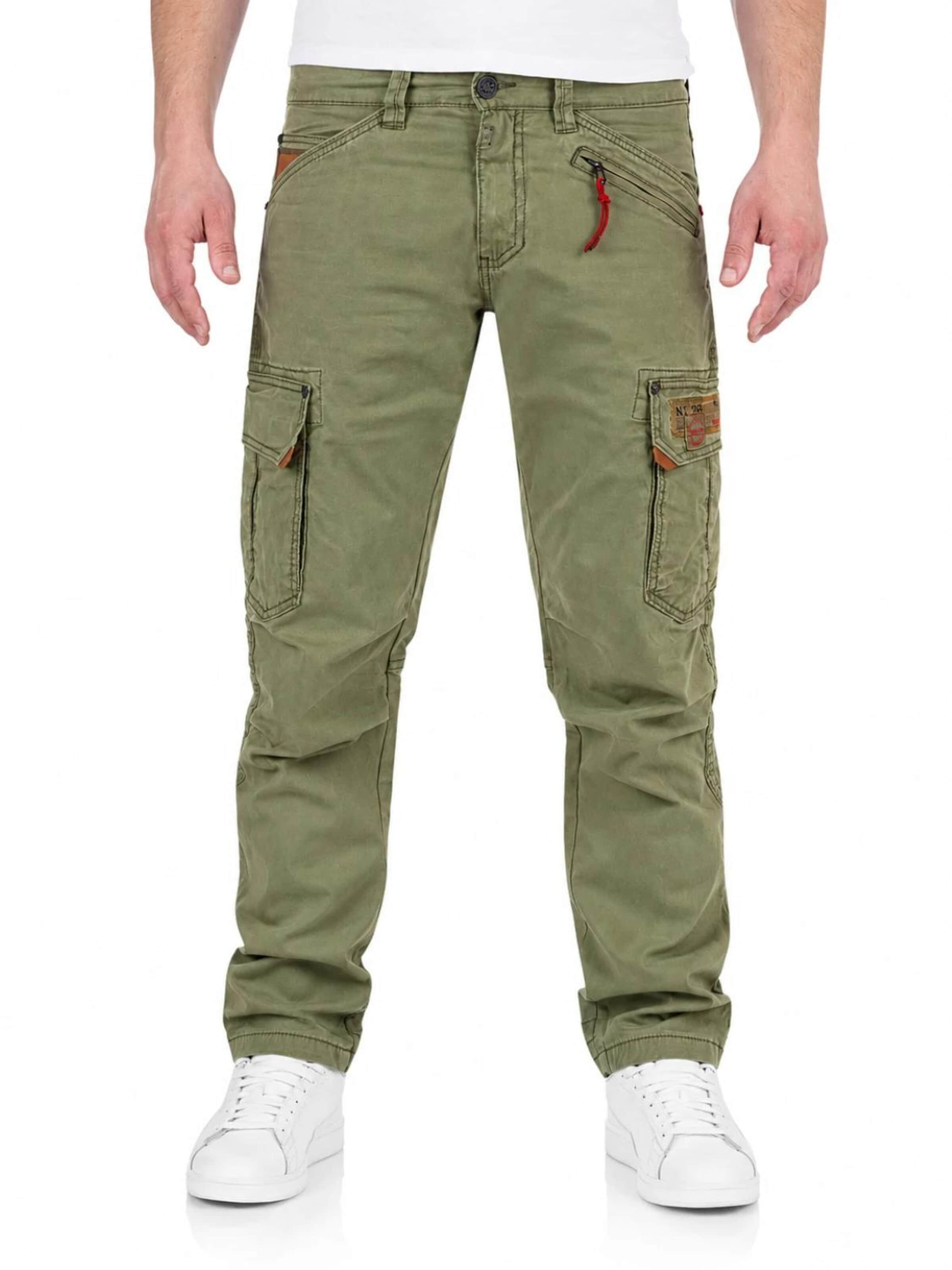 TIMEZONE - regular Pantalón cargo en verde: frente