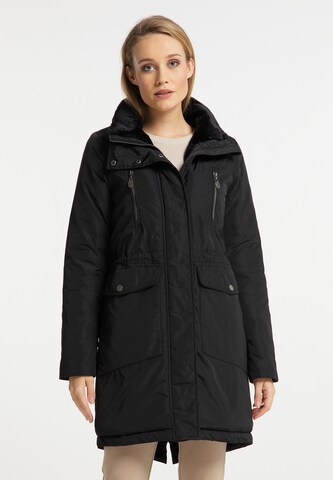 Parka d’hiver DreiMaster Klassik en noir : devant