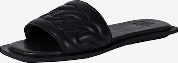 Apple of Eden Mules 'Sarah' in Black: front