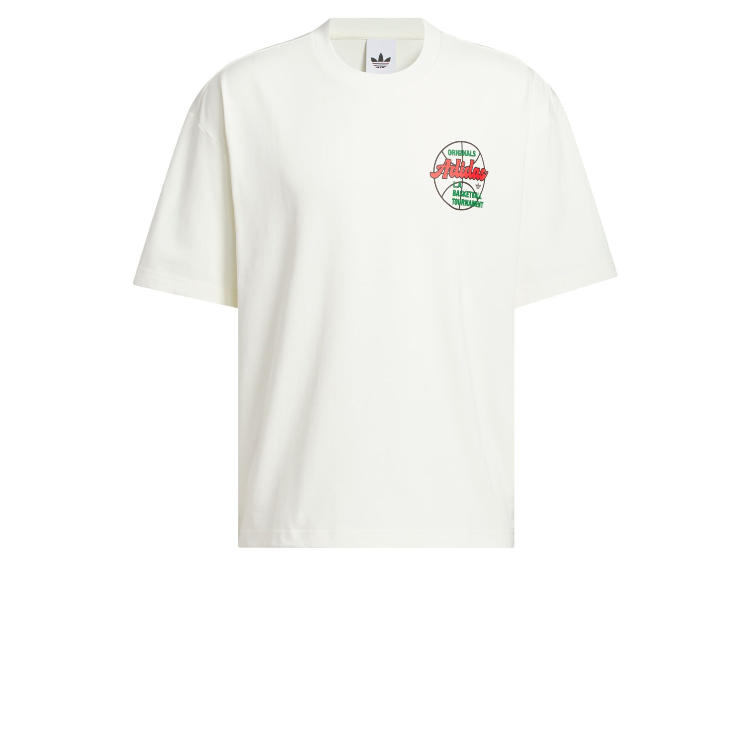ADIDAS ORIGINALS - Camiseta 'Tournament' en blanco: frente