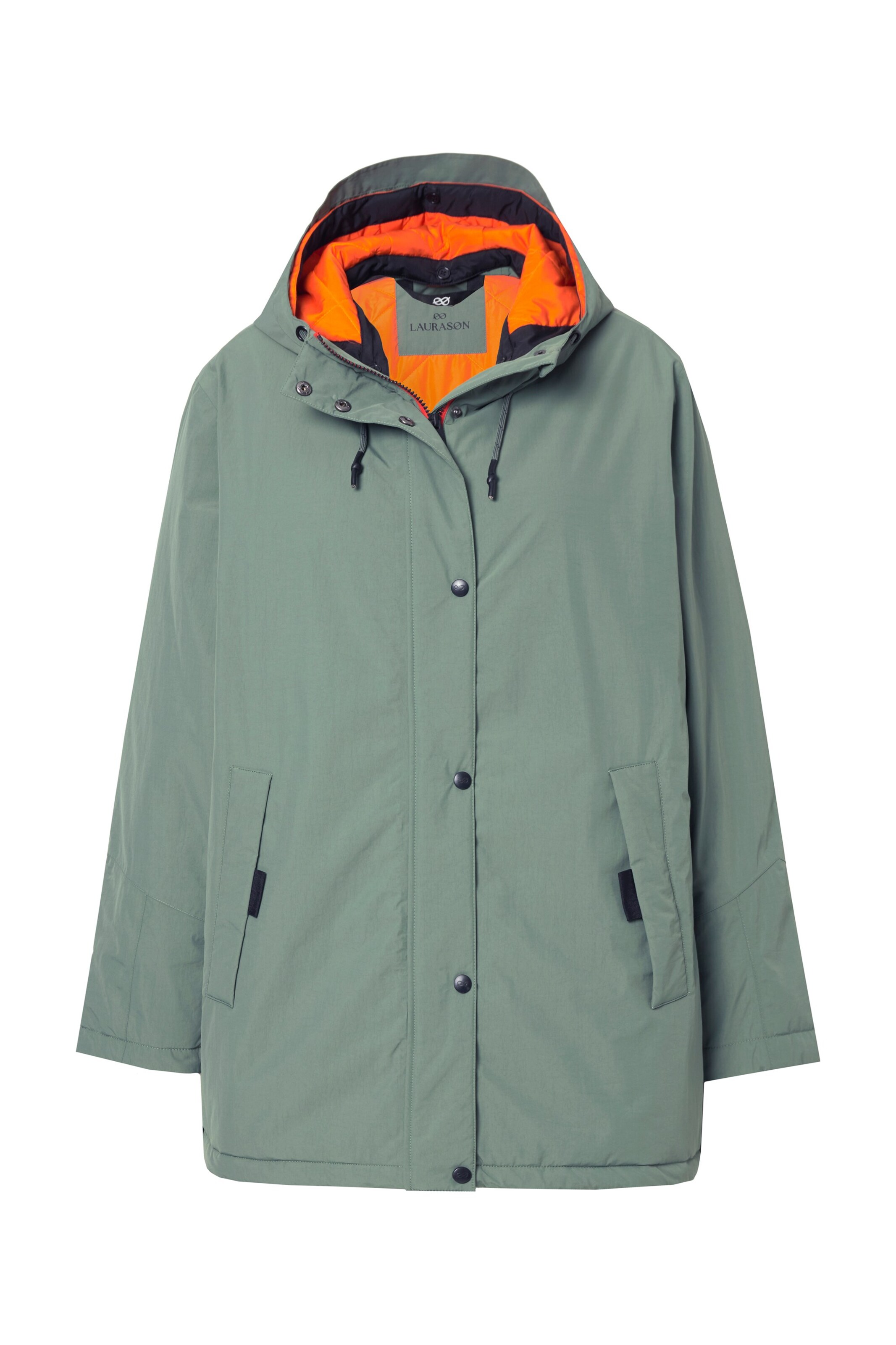 LAURASØN Performance Jacket in Green: front
