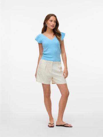 VERO MODA Regular Broek 'VMFLORENCE' in Beige
