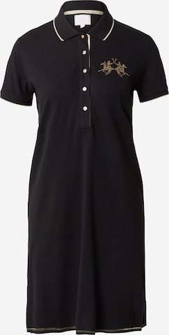 La Martina Dress in Black: front