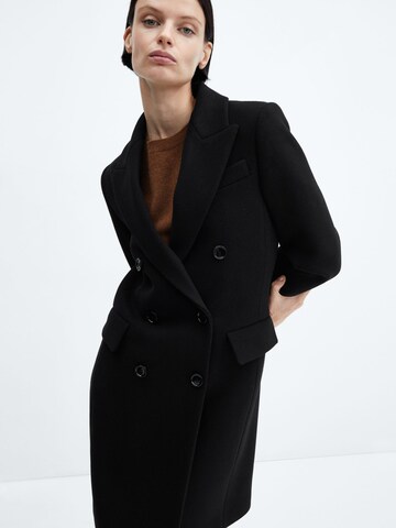 MANGO Between-Seasons Coat 'Dali' in Black