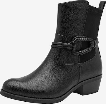MARCO TOZZI Ankle Boots in Black: front