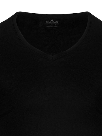 Maglietta intima 'Basic' di Ragman in nero