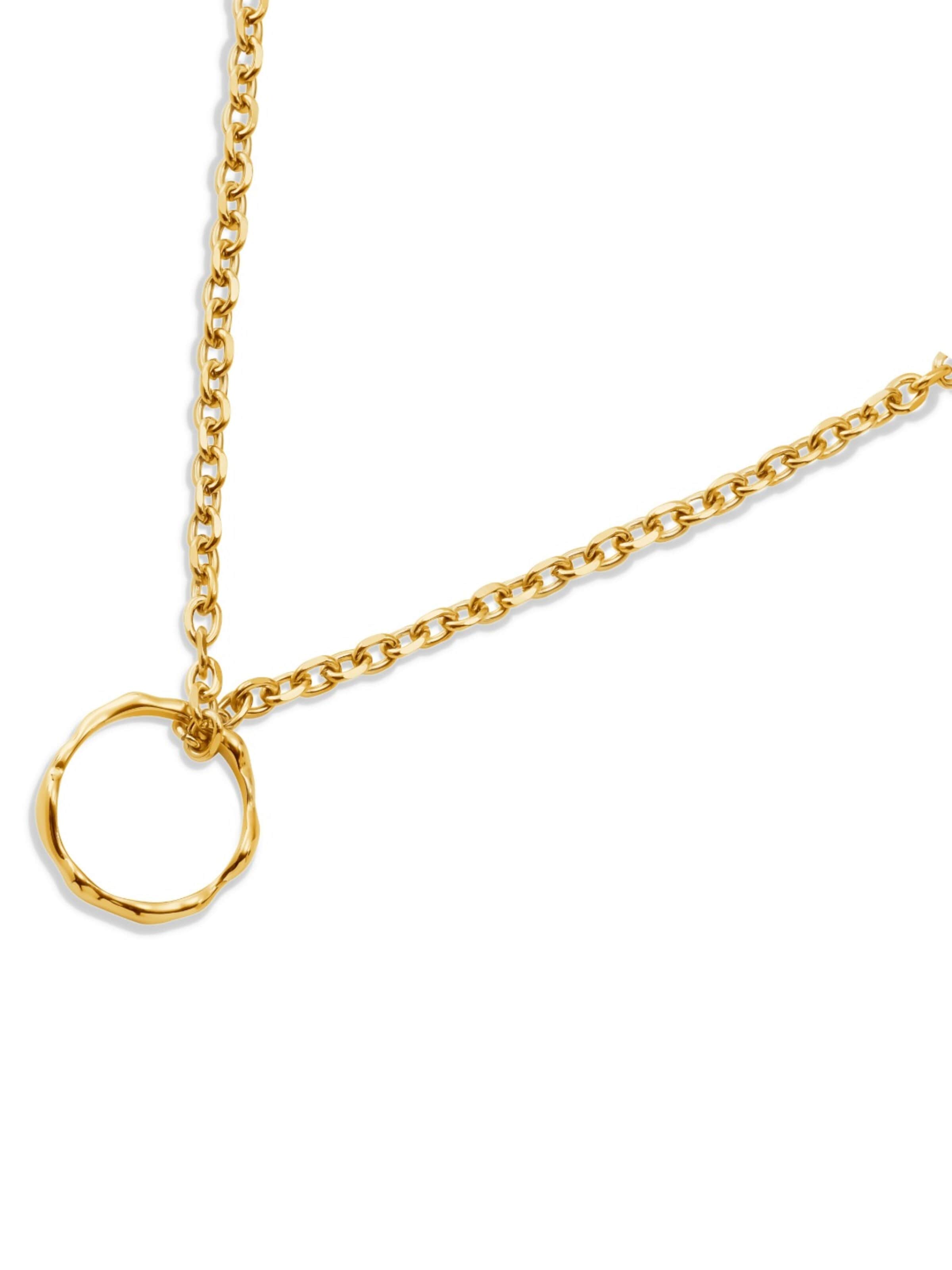 Sidegren Necklace 'Molten' in Gold