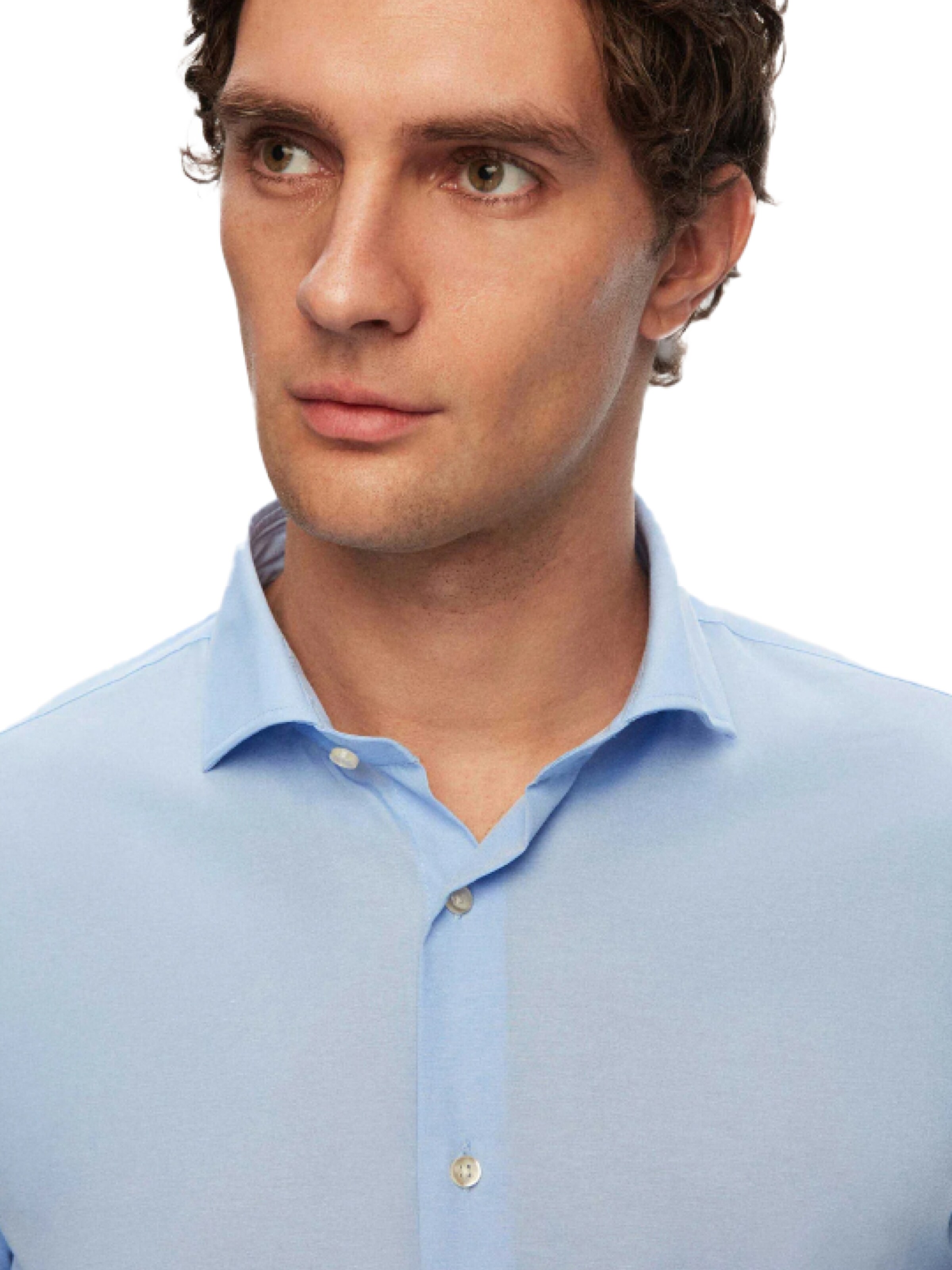 D’S Damat Regular fit Overhemd in Blauw