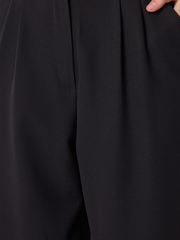 Wide Leg Pantalon à pince Happiness İstanbul en noir