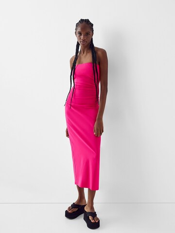 Bershka Dress in Pink: front