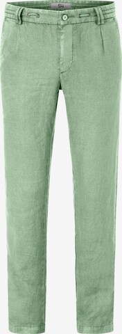 S4 Jackets Regular Chino Pants in Green: front