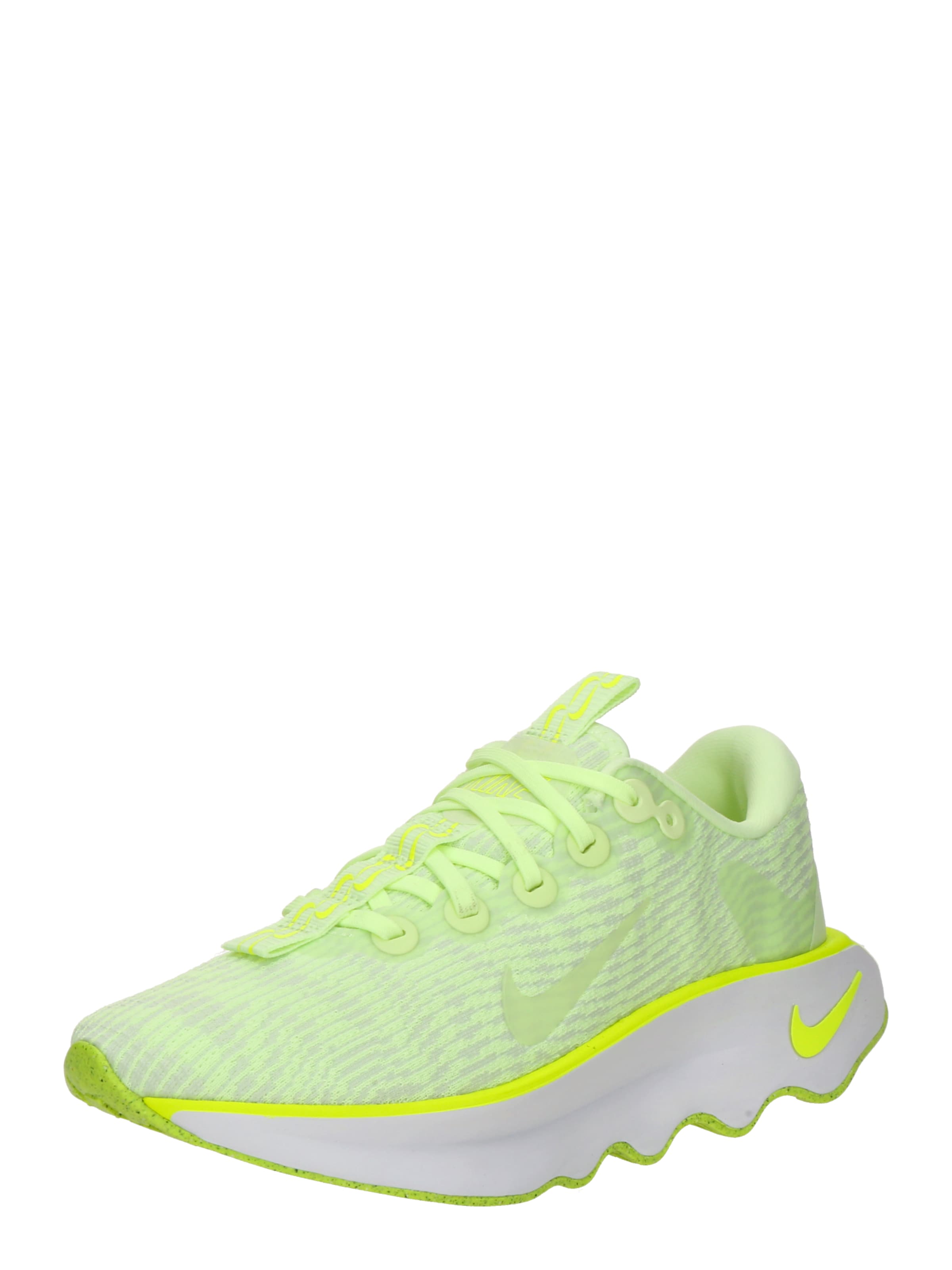 NIKE Chaussure de sport 'MOTIVA' en jaune fluo / vert clair / blanc, Vue avec produit