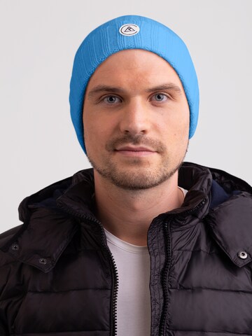 CASH-MERE.CH Kaschmir Mütze in Blau: Vorderseite