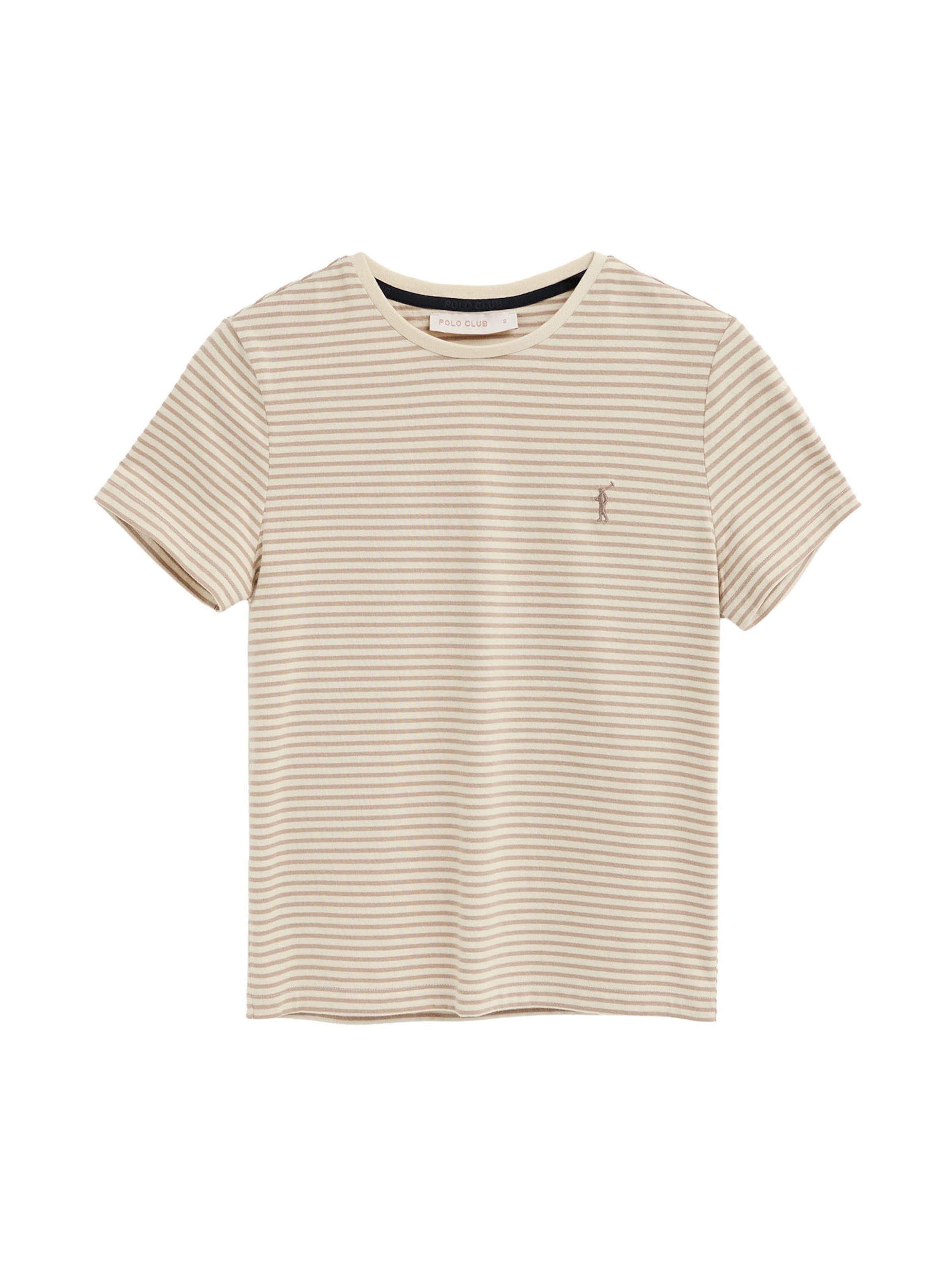 Polo Club Shirt in Brown: front