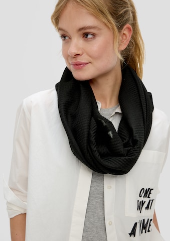 s.Oliver Tube Scarf in Black: front