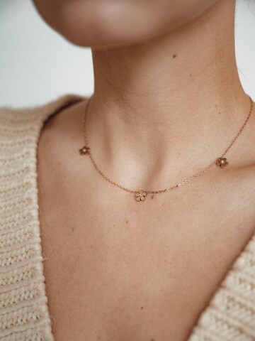 Hey Happiness Ketting 'Forget-Me-Not' in Goud: voorkant