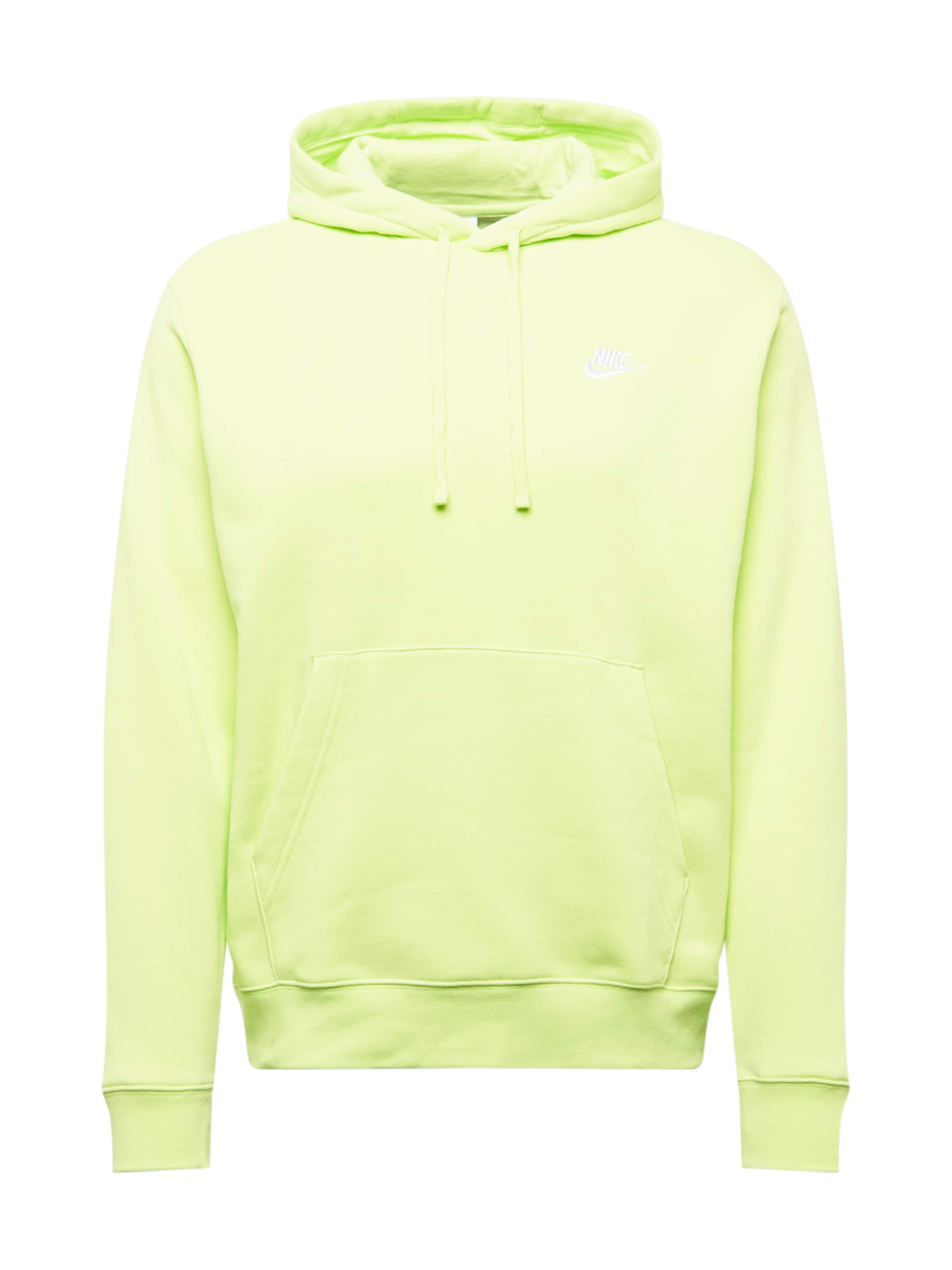 Nike Sportswear Sweatshirt 'Club Fleece' i gul: forside