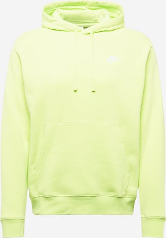 Nike Sportswear Tréning póló 'Club Fleece' - sárga: elől