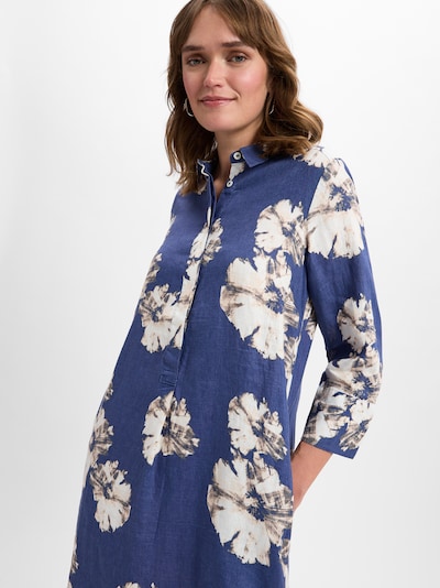 apriori Jurk in de kleur Beige / Royal blue/koningsblauw, Productweergave