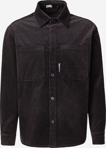 Karl Lagerfeld Regularny krój Koszula w kolorze czarny: przód