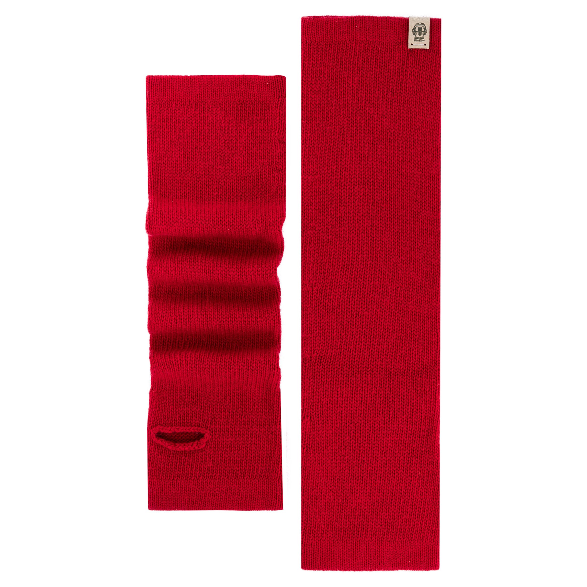 Roeckl Handwarmers 'ESSENTIALS' in Rood: voorkant
