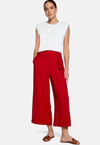 zero Skinny Broek in Rood: voorkant