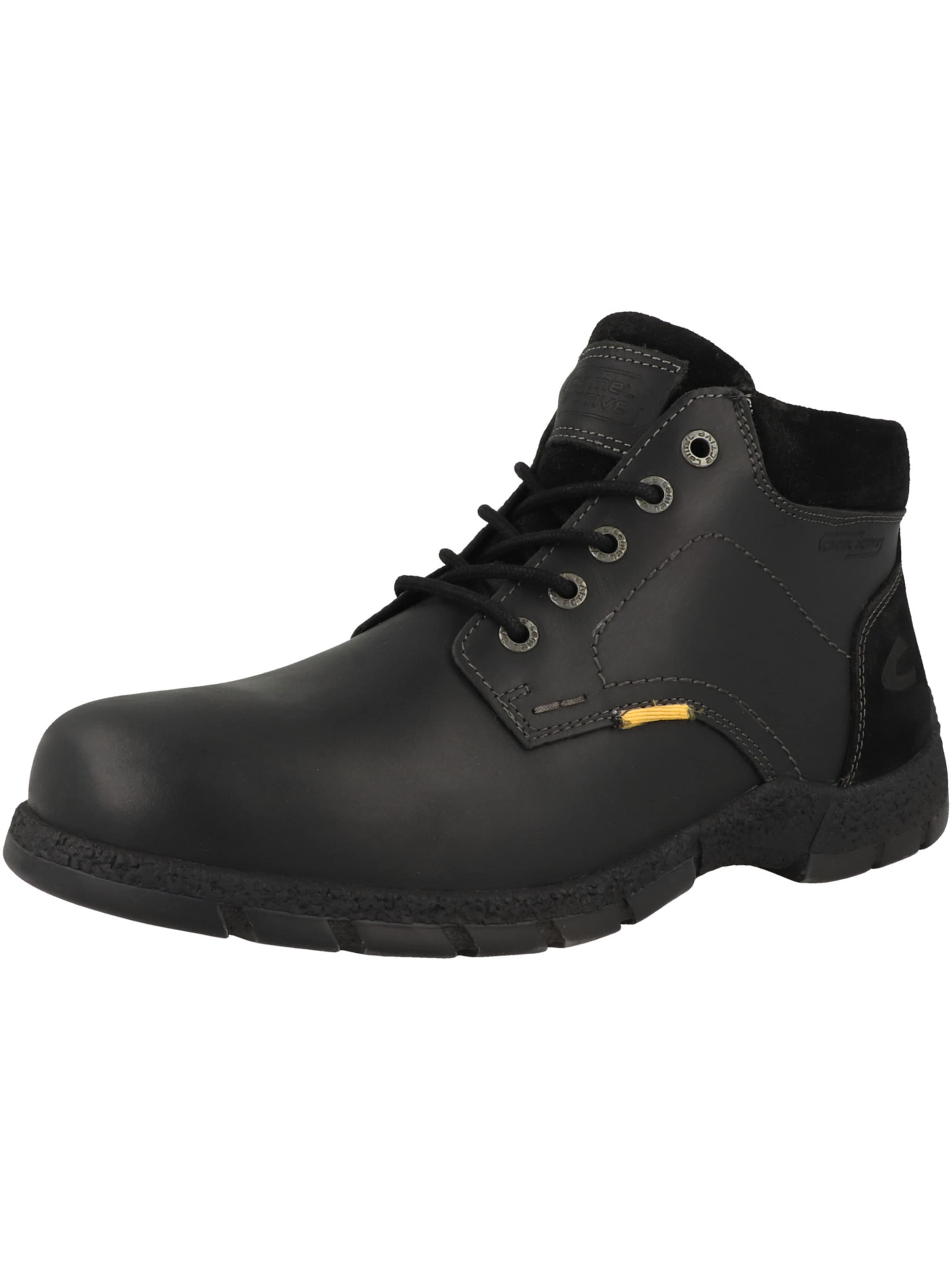 Boots stringati '55AVF04' di CAMEL ACTIVE in nero: frontale