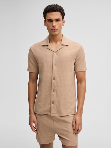STRELLSON Regular fit Zakelijk overhemd ' Filip ' in Beige: voorkant