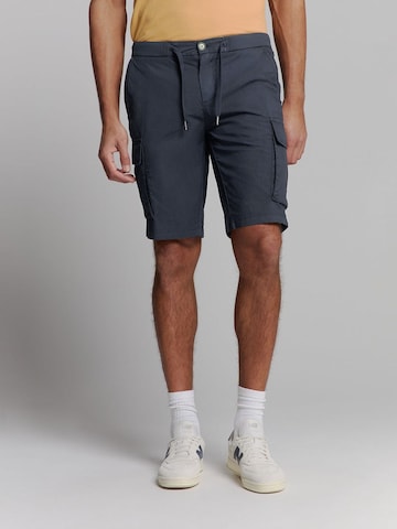 No Excess Regular Trousers in Blue: front