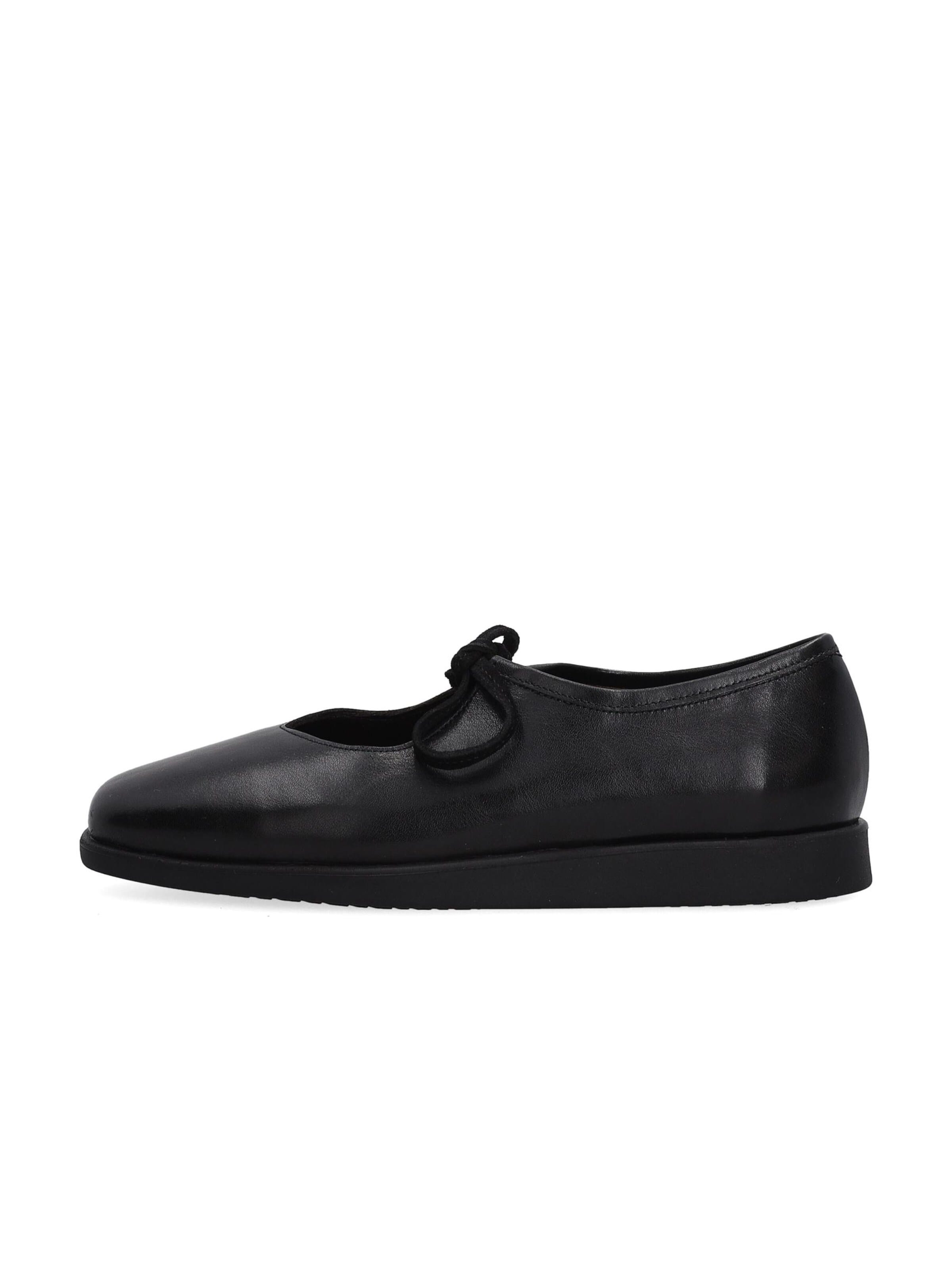 VENEZIA Ballet Flats in Black: front
