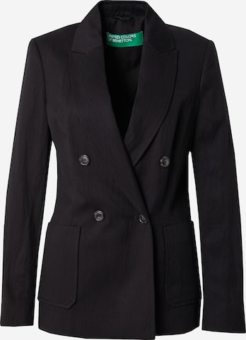 Blazer UNITED COLORS OF BENETTON en noir : devant