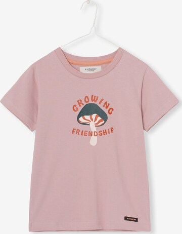 A Monday in Copenhagen T-shirt i rosa: framsida