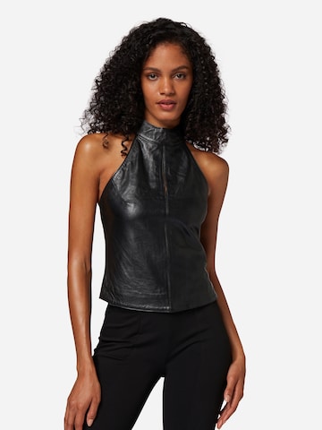 RICANO Top 'Lina' in Schwarz: Vorderseite