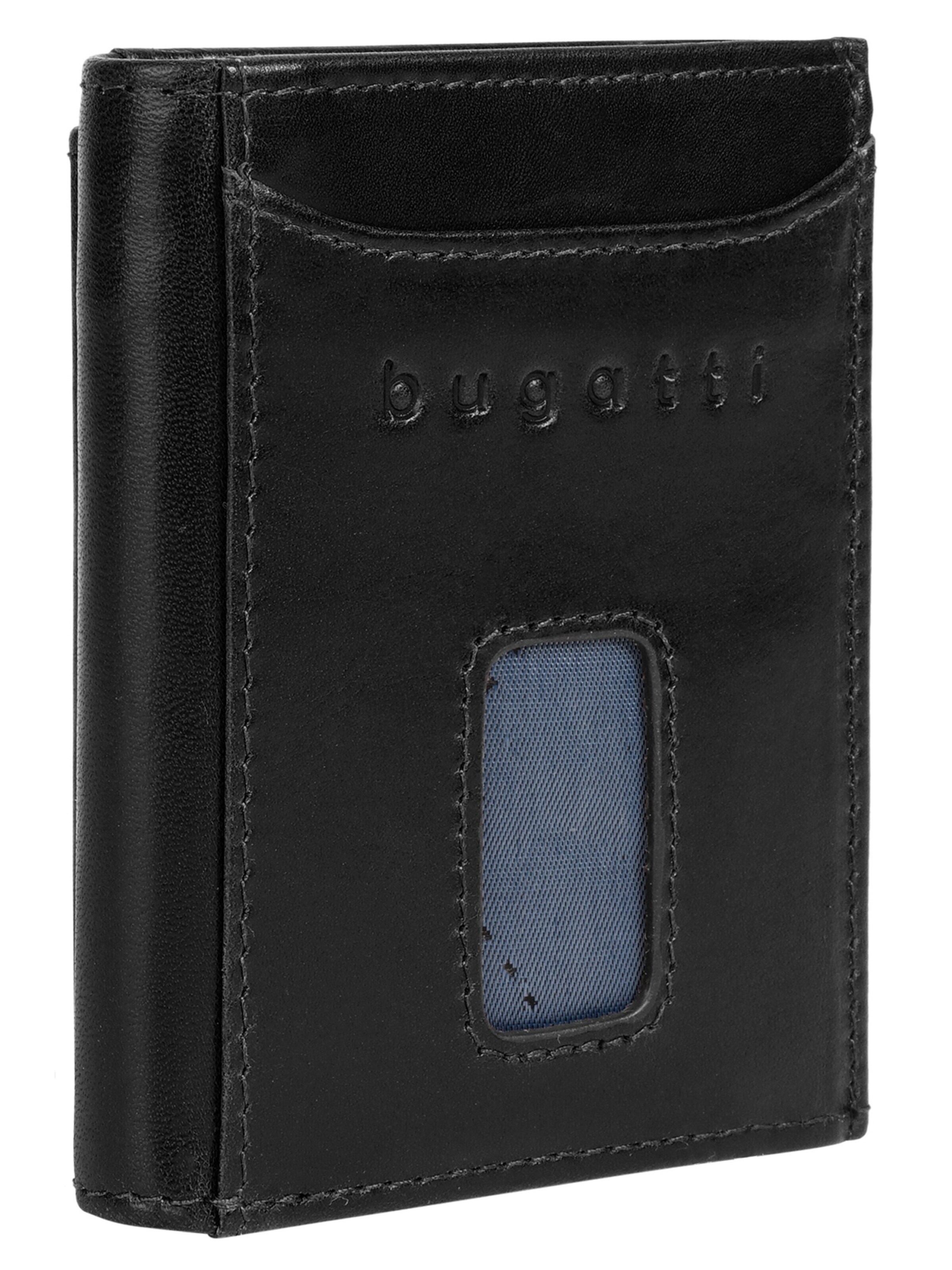 bugatti Portemonnaie 'SECURE SLIM'‌‌‌‌‌‌‌‌ in Schwarz