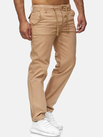 Reslad Regular Hose 'Stoffhose Baumwollhose' in Beige