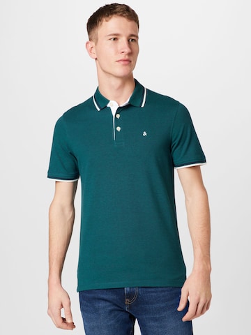 T-Shirt 'PAULOS' JACK & JONES en bleu : devant