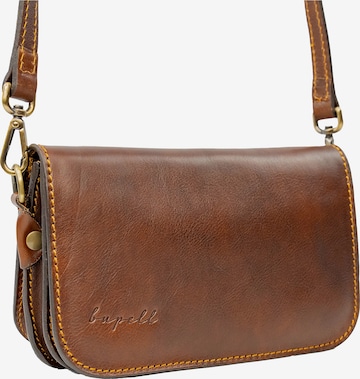 bupell Schultertasche 'Cinzia' in Braun: Vorderseite