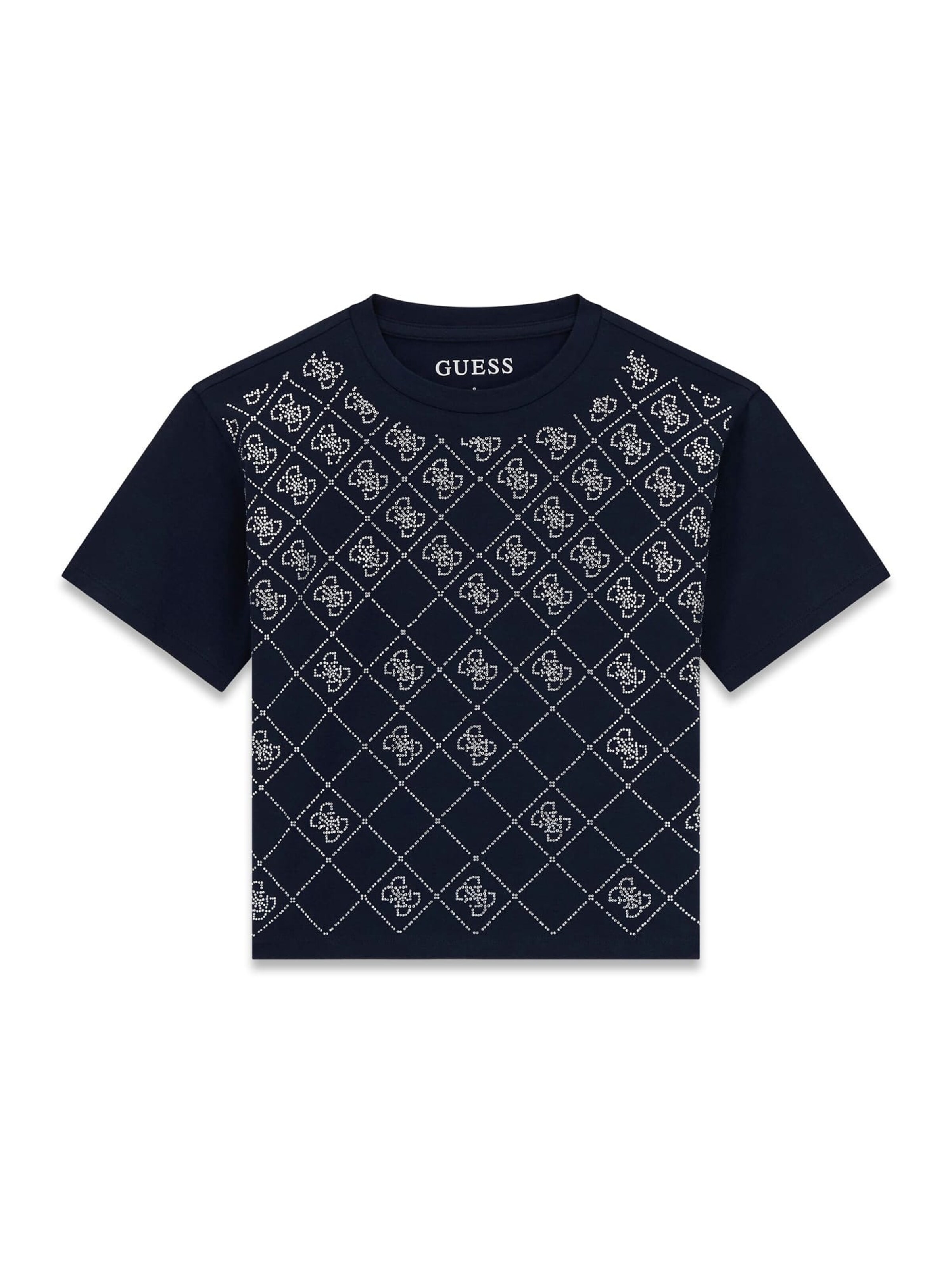 GUESS Shirt '4G' in Blue: front
